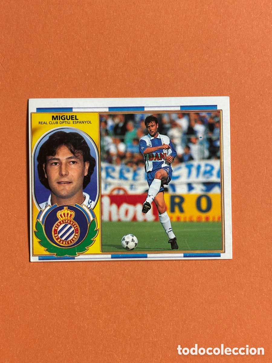 Fu&szlig;ball-Sticker: MIGUEL ESPANYOL LIGA ESTE 1996/97 96 97 NUEVO SIN PEGAR