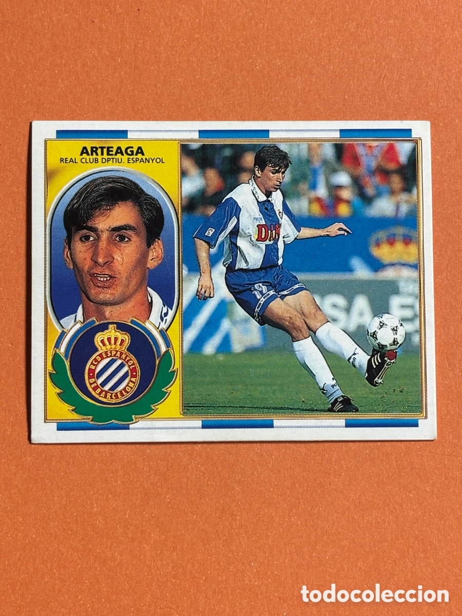 Fu&szlig;ball-Sticker: ARTEAGA ESPANYOL LIGA ESTE 1996/97 96 97 NUEVO SIN PEGAR