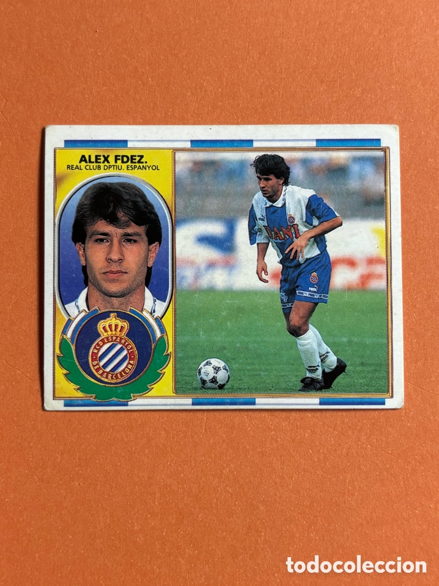 Fu&szlig;ball-Sticker: ALEX FERNANDEZ ESPANYOL LIGA ESTE 1996/97 96 97 SIN PEGAR
