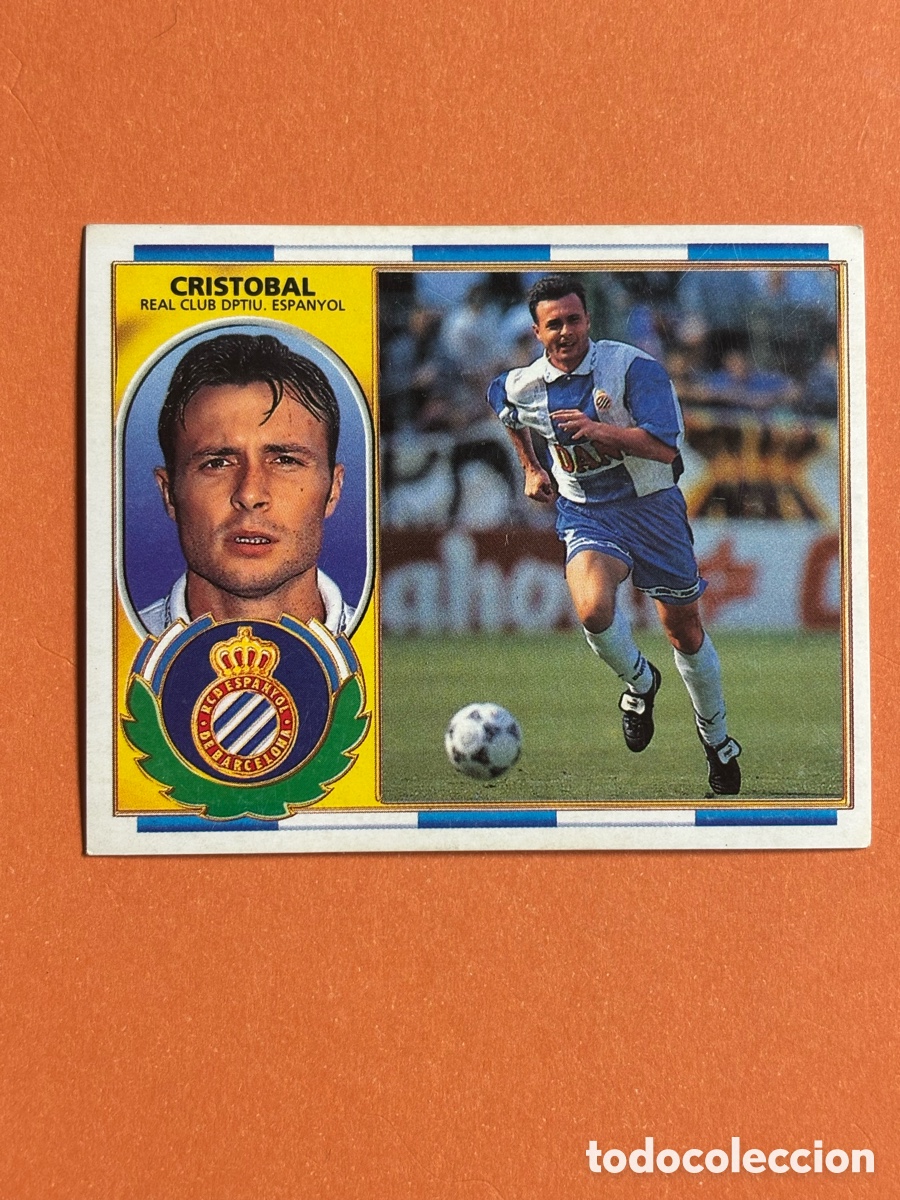 Fu&szlig;ball-Sticker: CRISTOBAL ESPANYOL LIGA ESTE 1996/97 96 97 NUEVO SIN PEGAR