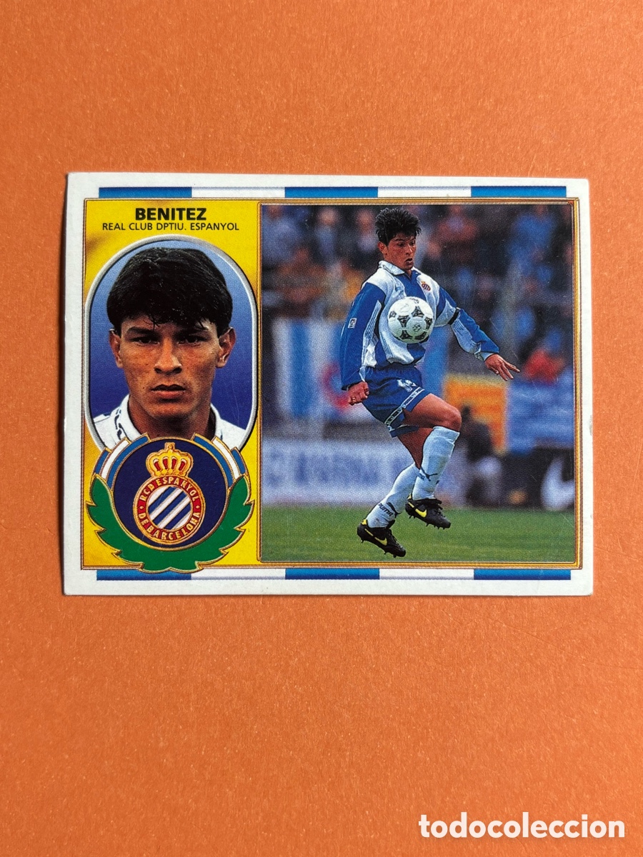 Fu&szlig;ball-Sticker: BENITEZ ESPANYOL LIGA ESTE 1996/97 96 97 NUEVO SIN PEGAR