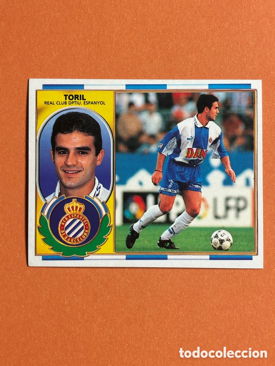 Figurine di Calcio: TORIL ESPANYOL LIGA ESTE 1996/97 96 97 NUEVO SIN PEGAR