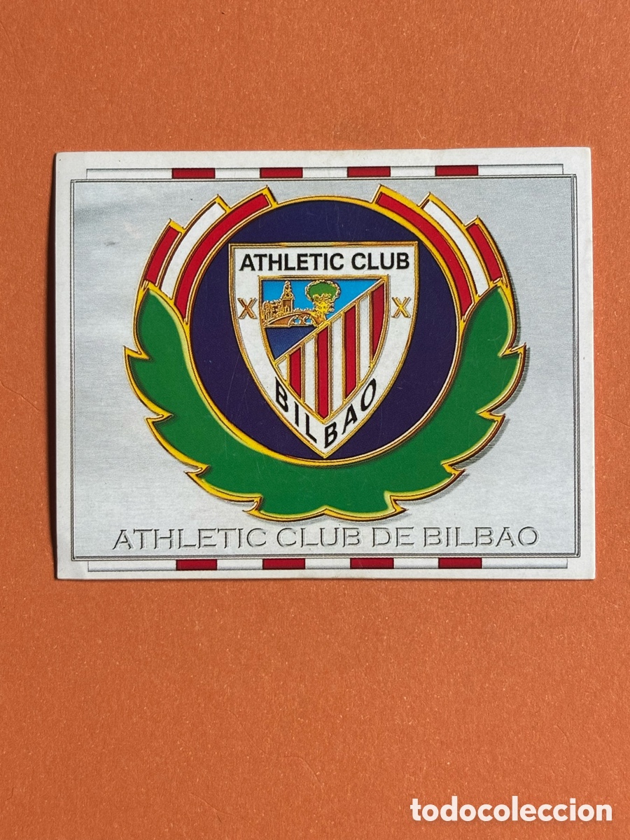 Figurine di Calcio: ESCUDO ATHLETIC DE BILBAO LIGA ESTE 1996/97 96 97 NUNCA PEGADO SIN PEGAR