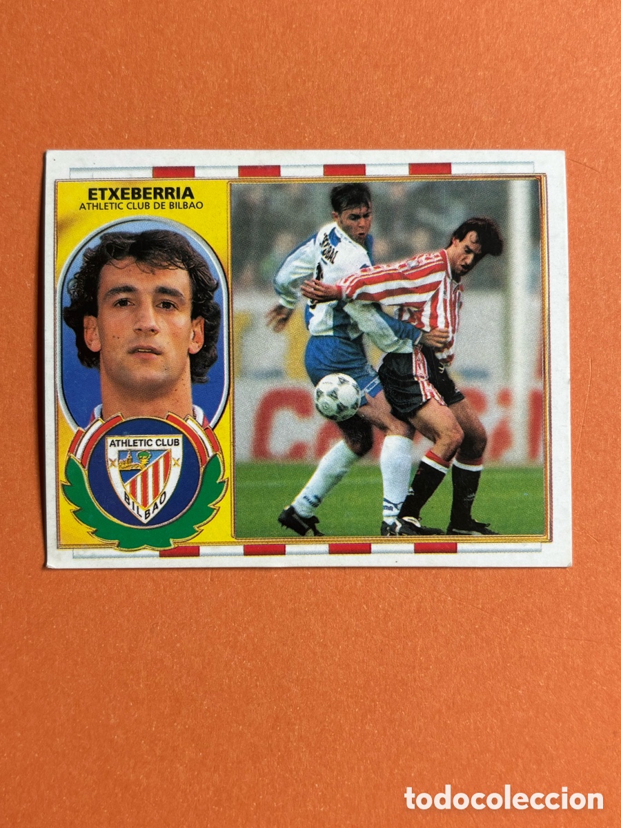 Figurine di Calcio: ETXEBERRIA ATHLETIC DE BILBAO LIGA ESTE 1996/97 96 97 NUNCA PEGADO SIN PEGAR