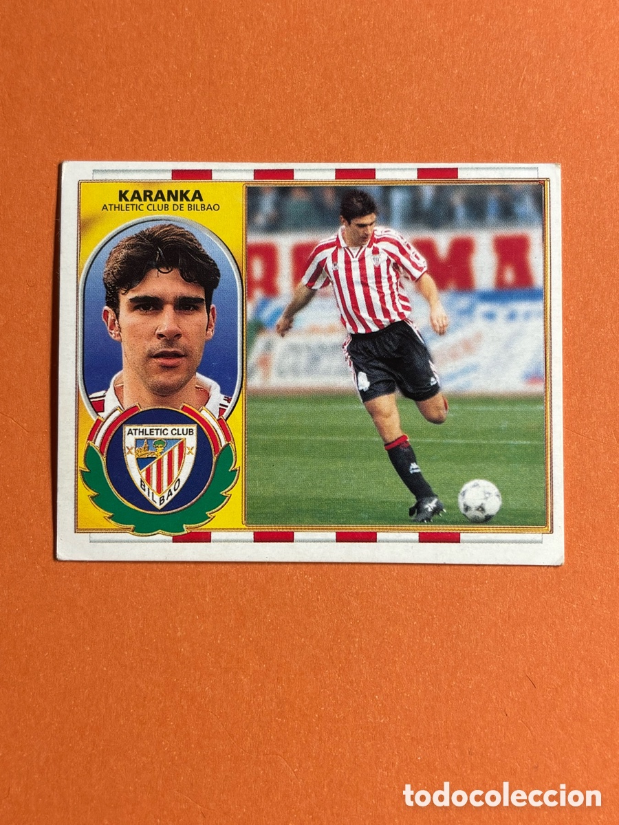 Figurine di Calcio: KARANKA ATHLETIC DE BILBAO LIGA ESTE 1996/97 96 97 NUNCA PEGADO SIN PEGAR