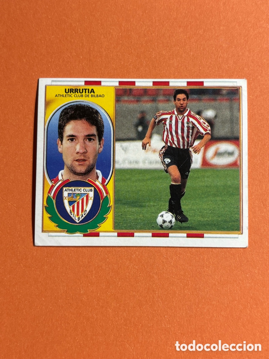 Figurine di Calcio: URRUTIA ATHLETIC DE BILBAO LIGA ESTE 1996/97 96 97 NUNCA PEGADO SIN PEGAR