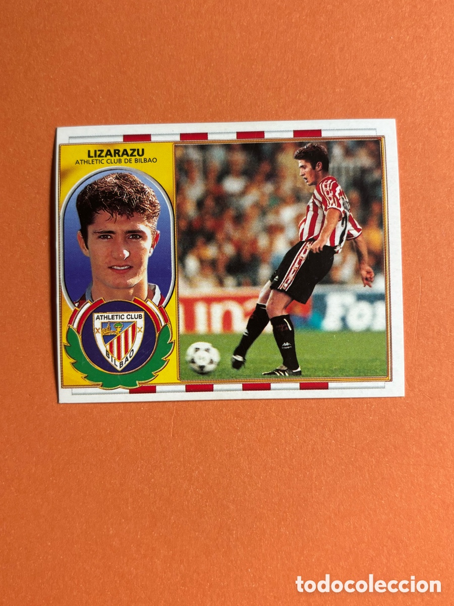 Figurine di Calcio: LIZARAZU ATHLETIC DE BILBAO LIGA ESTE 1996/97 96 97 NUNCA PEGADO SIN PEGAR