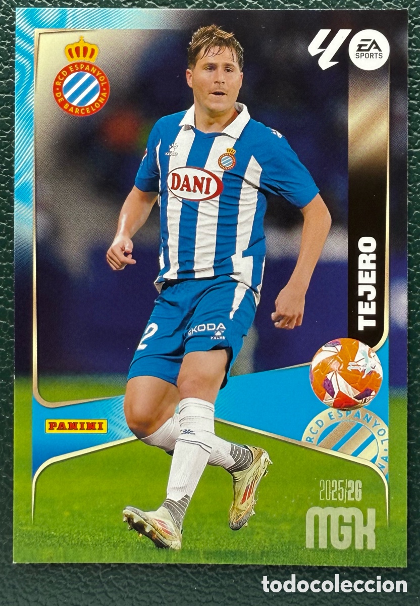 Cromos de F&uacute;tbol: 149 TEJERO RCD ESPANYOL FICHAS ALBUM MEGACRACKS 2025 2026 MGK 25 26