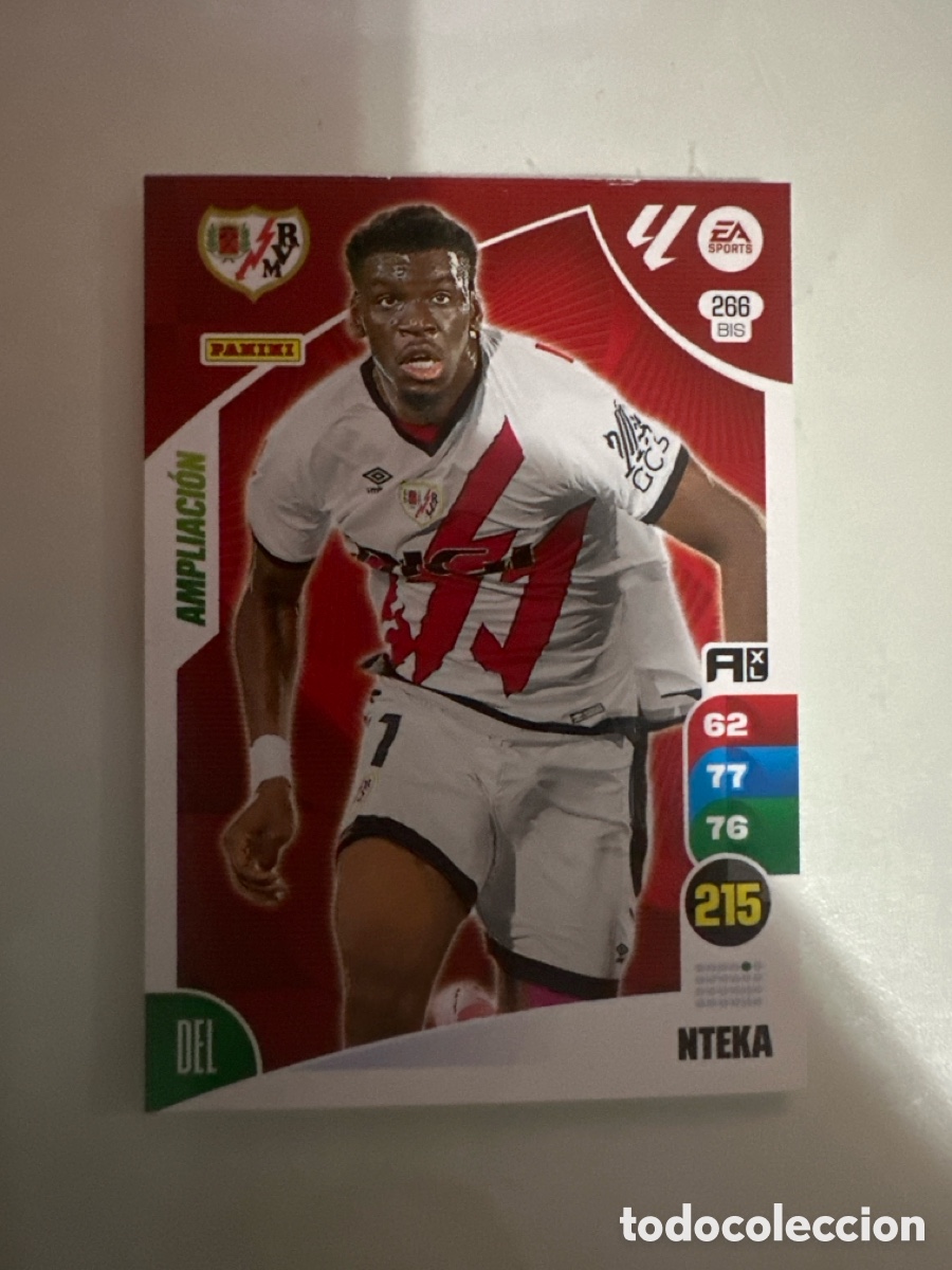 Cartes &agrave; collectionner de Football: NTEKA 266BIS RAYO VALLECANO 266 BIS ADRENALYN LA LIGA 2024 2025 24 25