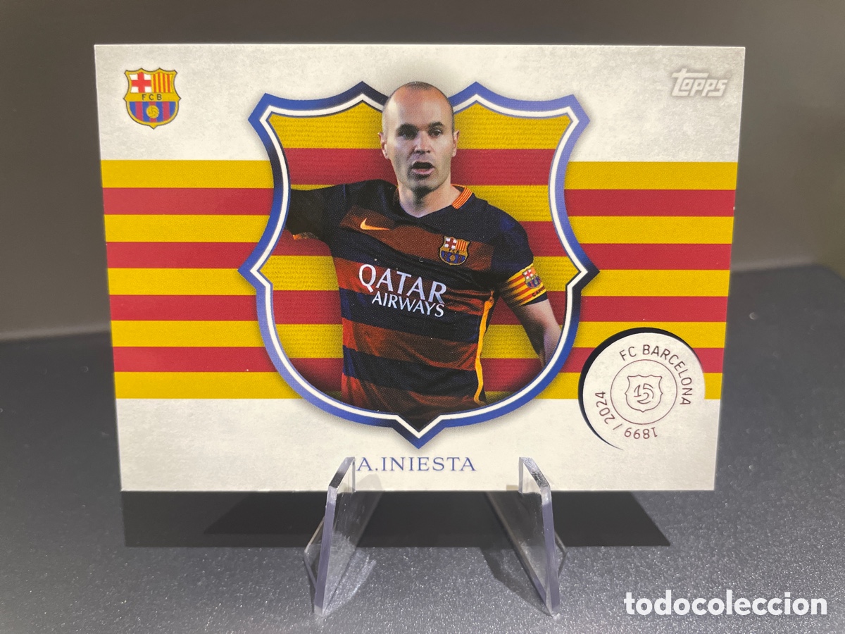 Figurine di Calcio: Iniesta CA-2 Games of Captain Topps Legacy FC Barcelona 2024-25
