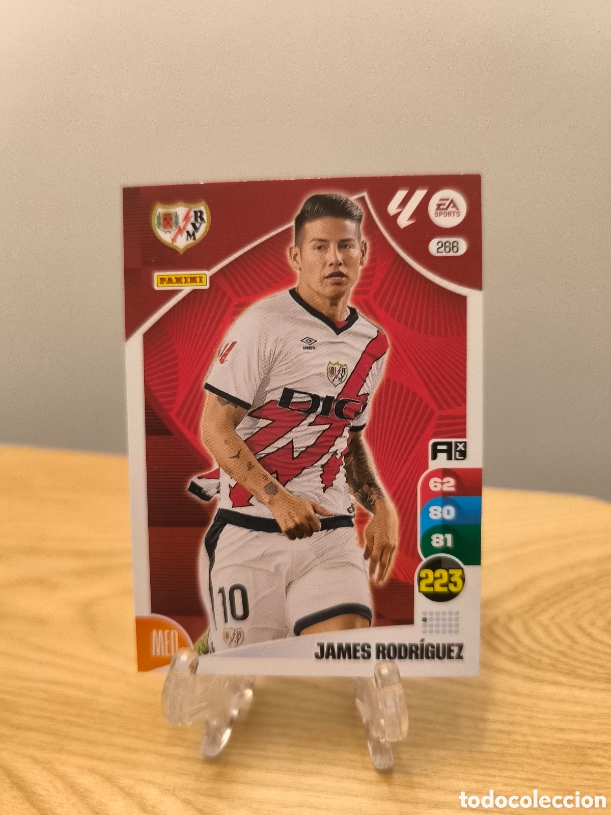 Football Stickers: James Rodr&iacute;guez Adrenalyn 2024-25 Rayo Vallecano