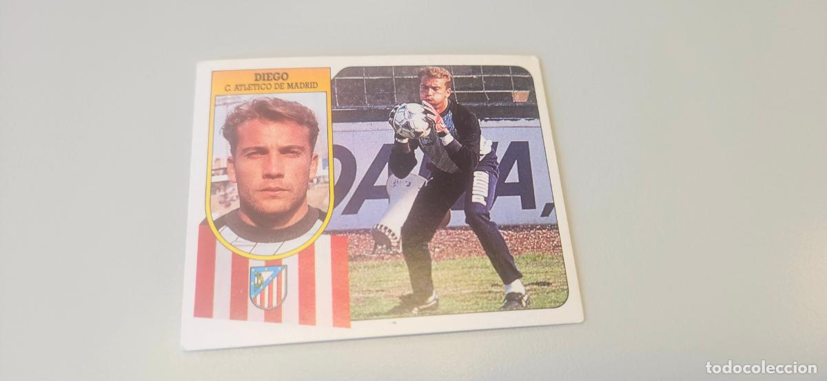 Fu&szlig;ball-Sticker: diego atletico de madrid este 1991 1992 91 92 despegado