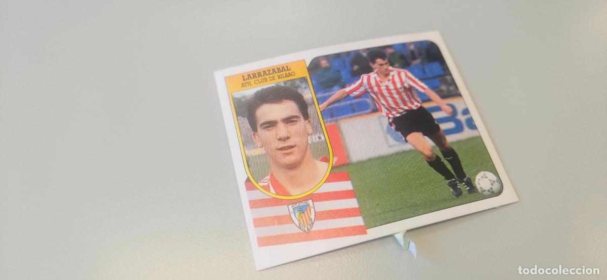Fu&szlig;ball-Sticker: larrazabal athletic de bilbao este 1991 1992 91 92 despegado