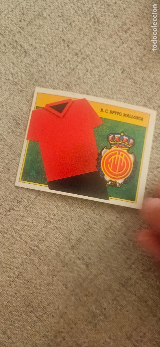 Fu&szlig;ball-Sticker: escudo mallorca este 1991 1992 91 92 despegado