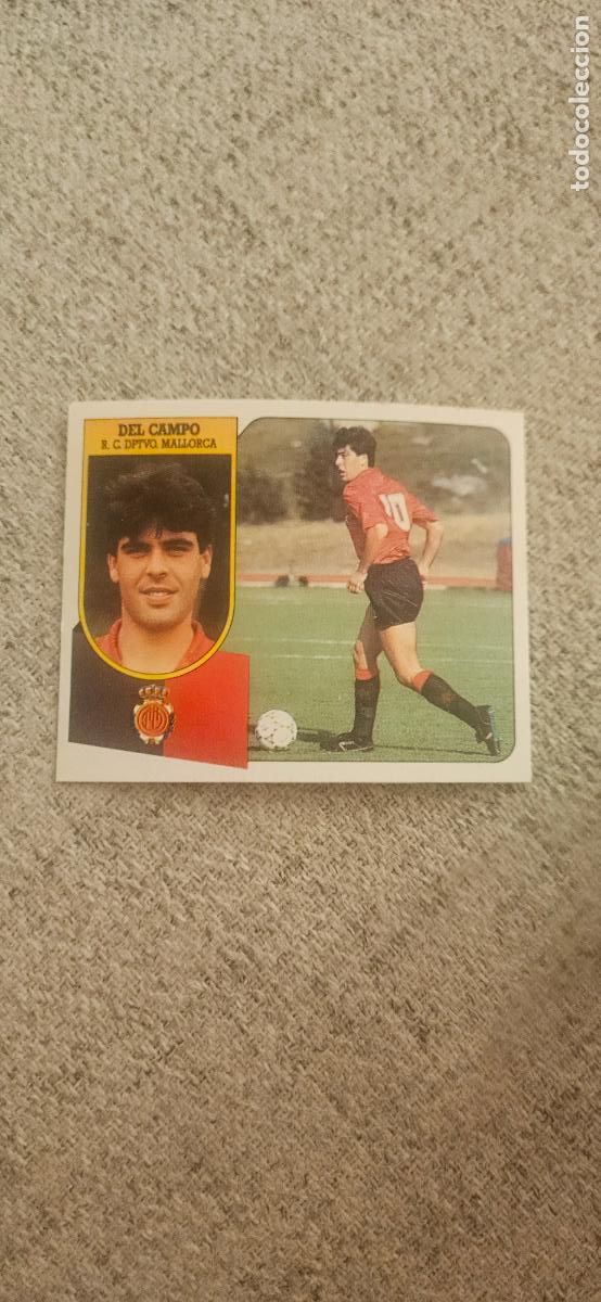 Cromos de F&uacute;tbol: del campo mallorca este 1991 1992 91 92 despegado