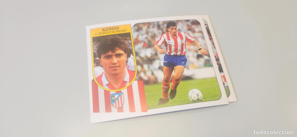 Fu&szlig;ball-Sticker: alfredo atletico de madrid este 1991 1992 91 92 despegado