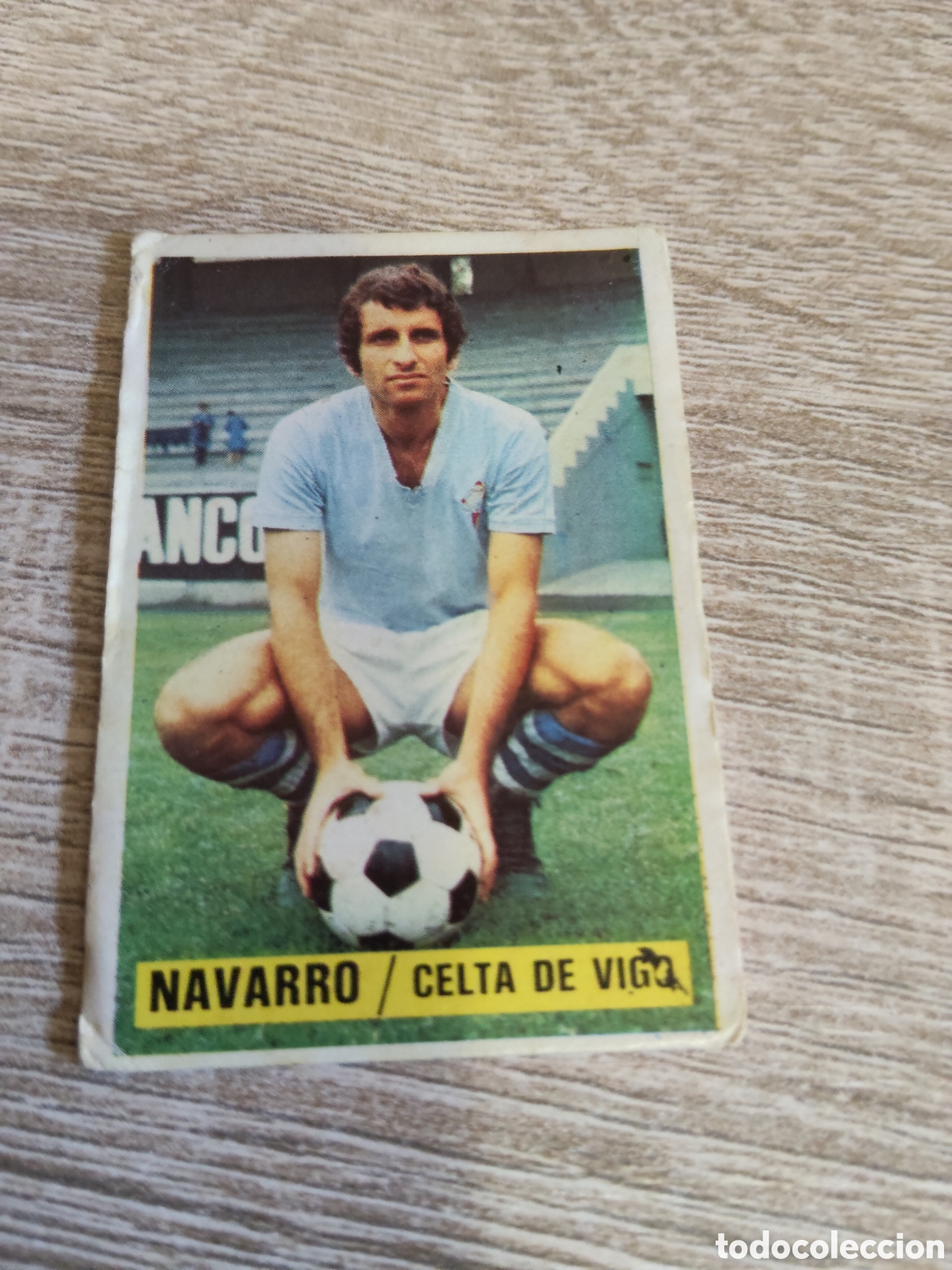 Cromos de F&uacute;tbol: Navarro Celta de Vigo liga 1974 1975 74 75 ediciones este