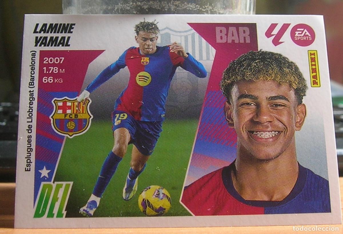 Cromos de F&uacute;tbol: PANINI EDICIONES ESTE 2025-2026 25 26 N&ordm; 19 LAMINE YAMAL (FC BARCELONA) SIN PEGAR