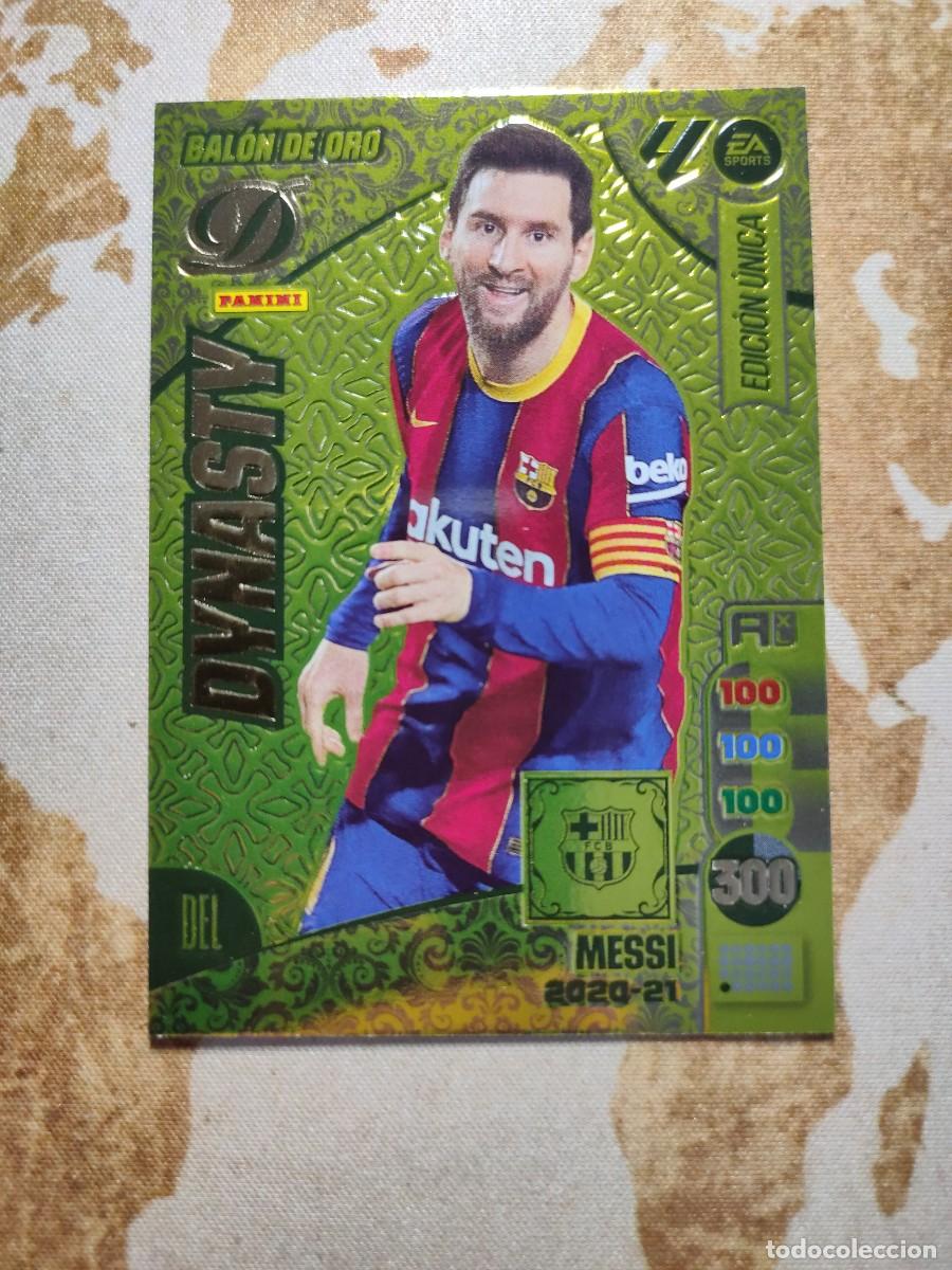 Cromos de F&uacute;tbol: Adrenalyn XL Dynasty Bal&oacute;n de Oro 2020-21 MESSI 2024-25 24 25