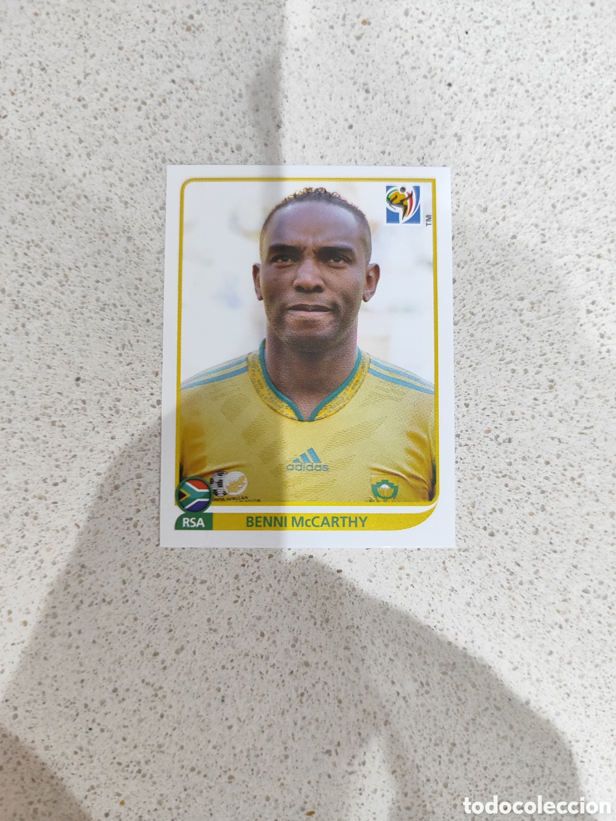 Fu&szlig;ball-Sticker: CROMO N&Uacute;MERO 46 Benni McCarthy SUD&Aacute;FRICA. MUNDIAL 2010 SUD&Aacute;FRICA.