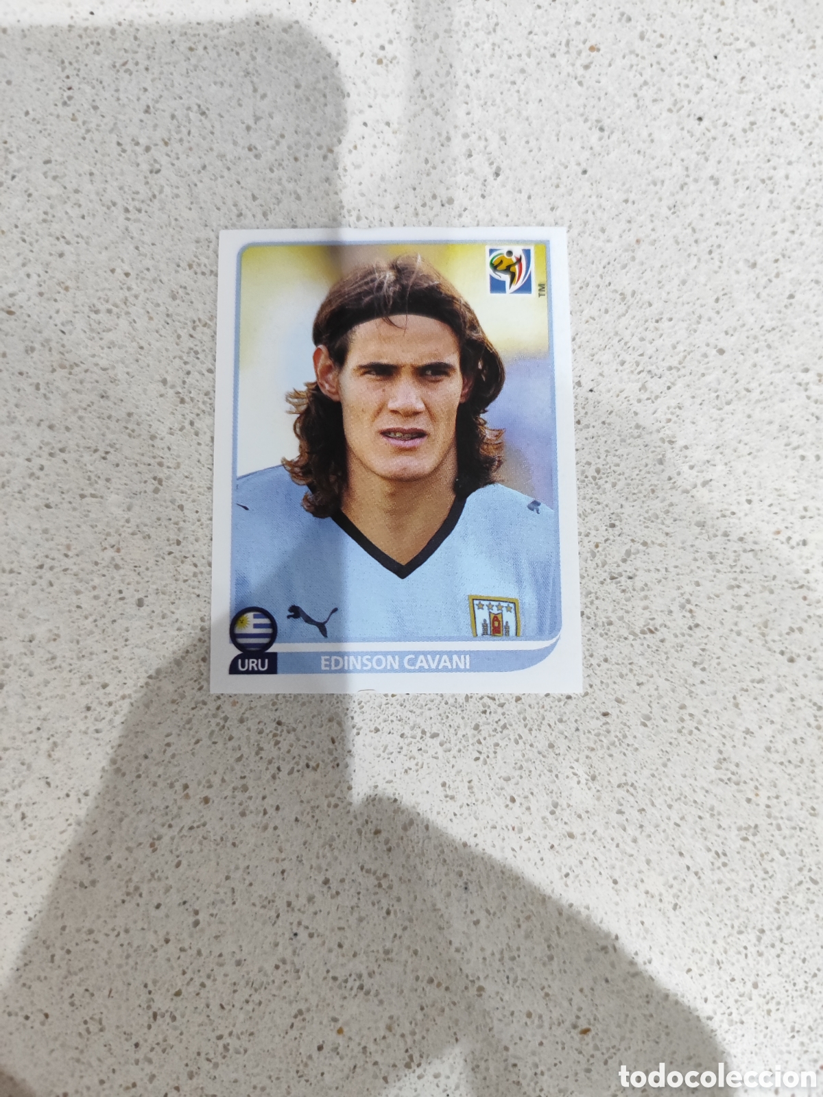 Cromos de f&uacute;tbol: CROMO N&Uacute;MERO 83 ROOKIE Edinson Cavani URUGUAY. MUNDIAL 2010 SUD&Aacute;FRICA.