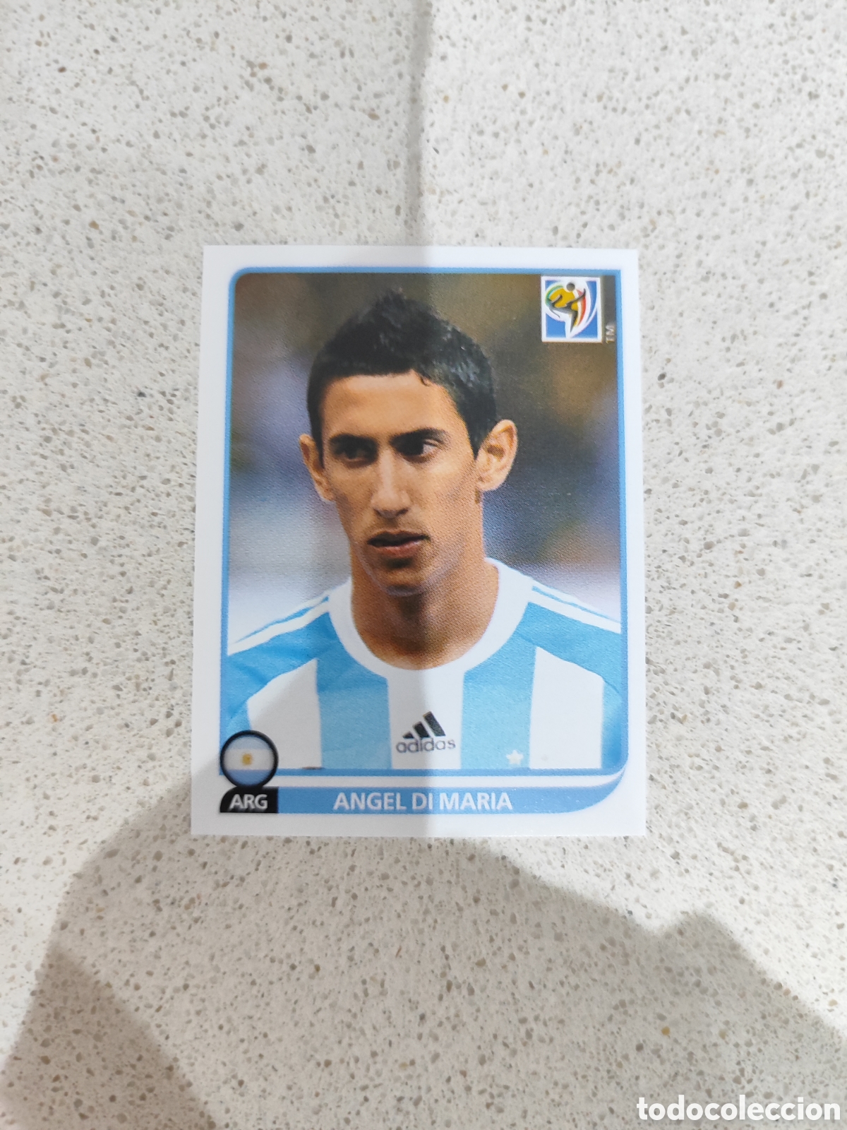 Fu&szlig;ball-Sticker: CROMO N&Uacute;MERO 119 Angel Di Maria ARGENTINA. MUNDIAL 2010 SUD&Aacute;FRICA.