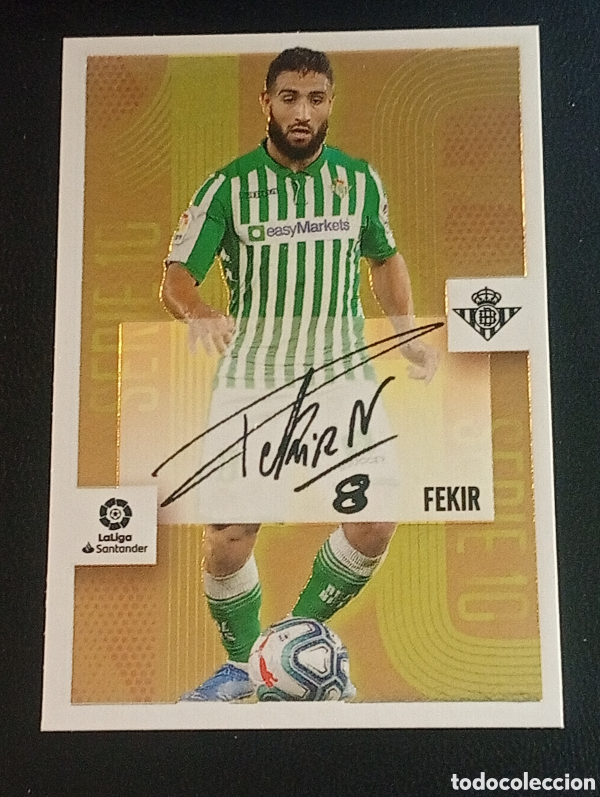 Figurine di Calcio: 4 serie 10 FEKIR BETIS PANINI EDITORIAL LIGA ESTE PANINI 2020 2021 21 CROMOS STICKERS