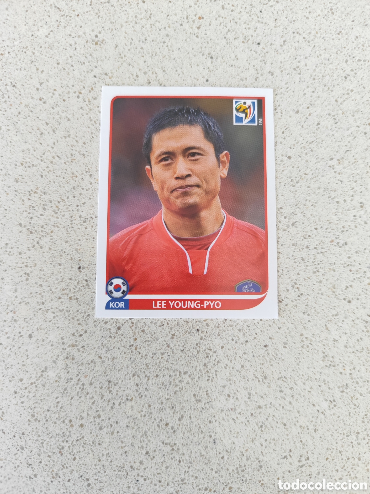 Cromos de f&uacute;tbol: CROMO N&Uacute;MERO 153 Lee Young-Pyo COREA. MUNDIAL 2010 SUD&Aacute;FRICA.