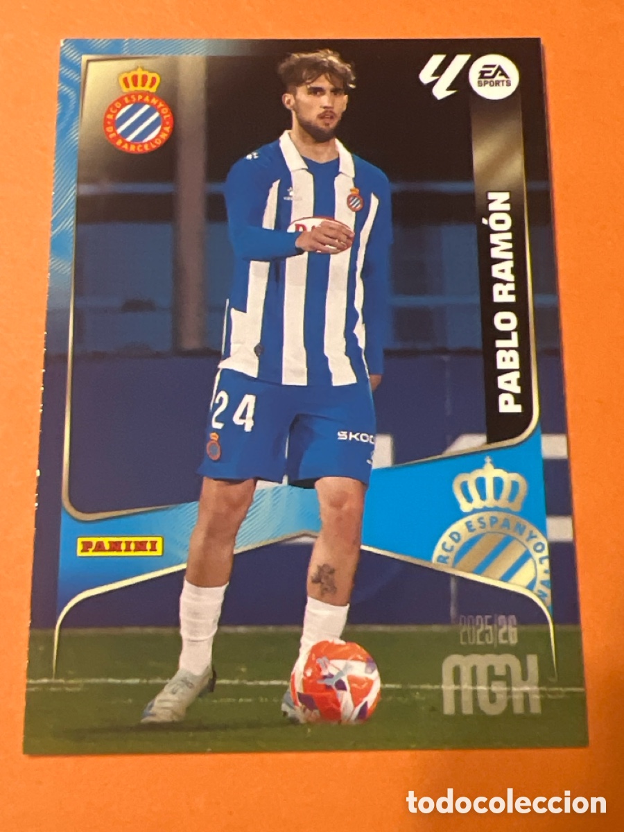 Fu&szlig;ball-Sticker: E1113. MGK 2025/26. #152 PABLO RAM&Oacute;N. RCD.ESPA&Ntilde;OL