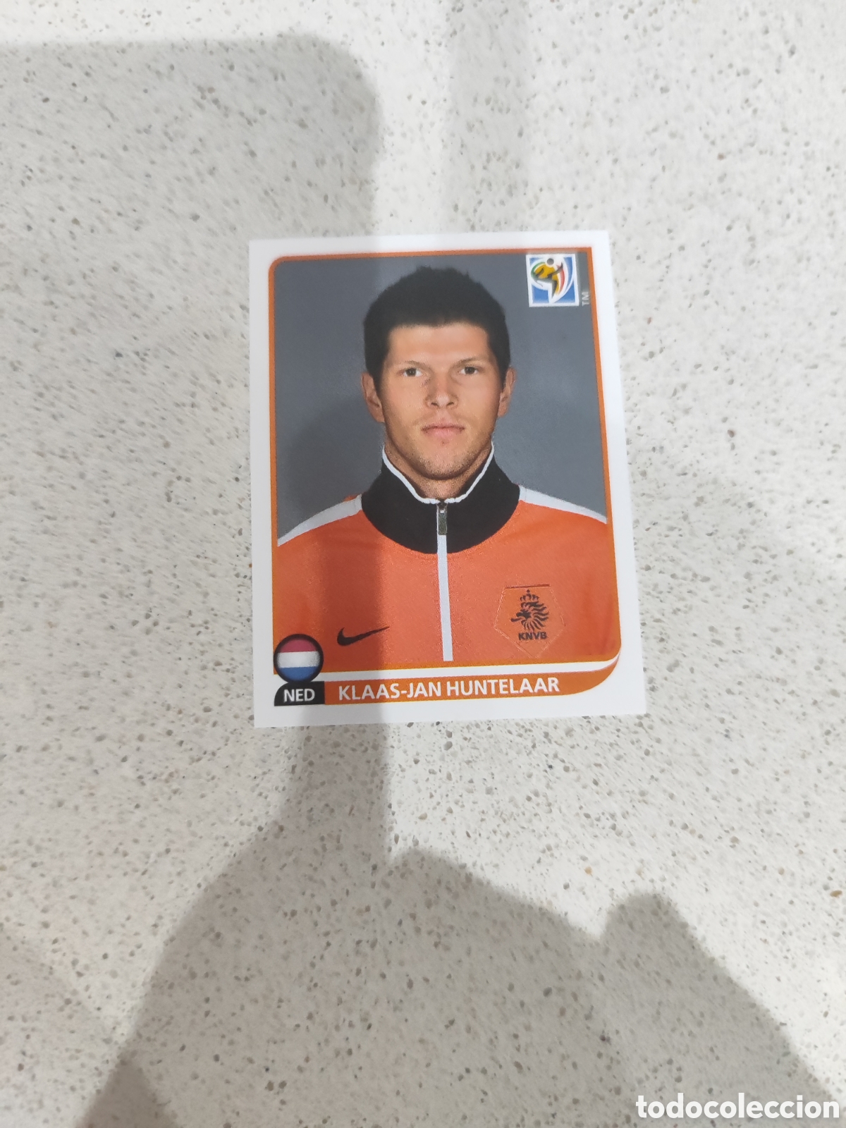 Figurine di Calcio: CROMO N&Uacute;MERO 352 Klaas-Jan Huntelaar HOLANDA. MUNDIAL 2010 SUD&Aacute;FRICA.