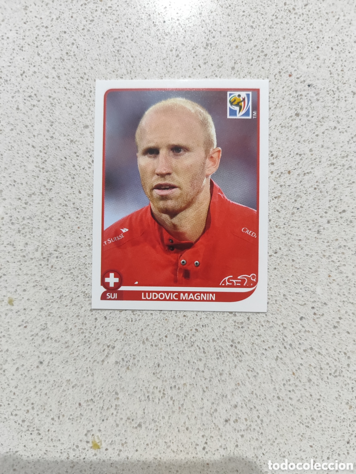 Cromos de F&uacute;tbol: CROMO N&Uacute;MERO 584 Ludovic Magnin SUIZA. MUNDIAL 2010 SUD&Aacute;FRICA.