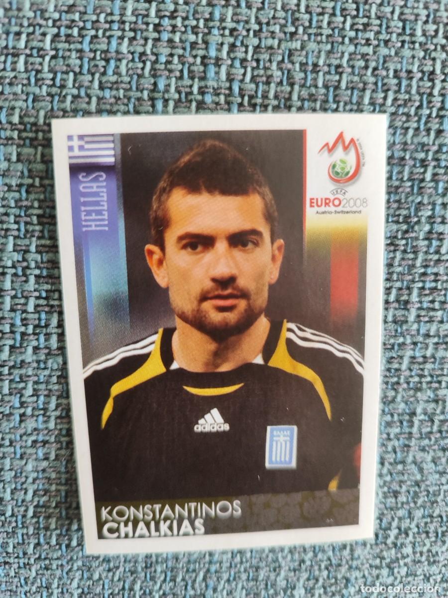 Cromos de Futebol: 383 EURO 2008 PANINI KONSTANTINOS CHALKIAS GRECIA EUROCOPA 08 AUSTRIA SUIZA