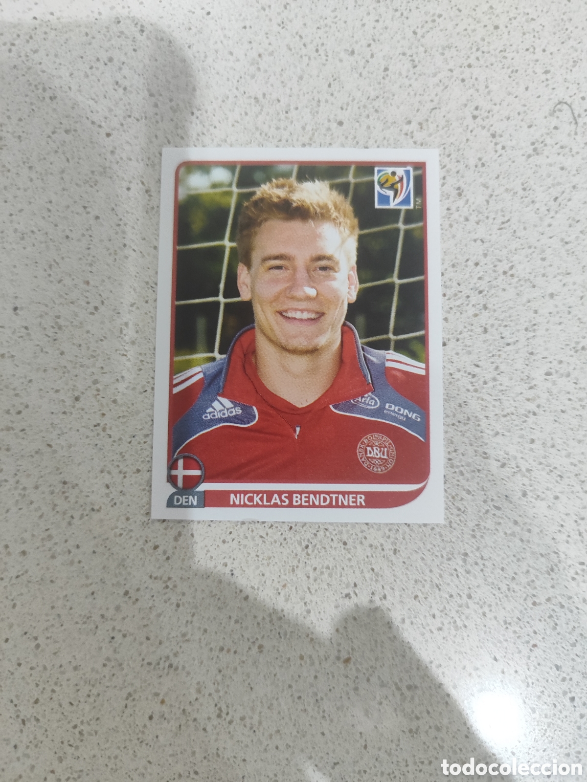 Cartes &agrave; collectionner de Football: CROMO N&Uacute;MERO 370 Nicklas Bendtner DINAMARCA. MUNDIAL 2010 SUD&Aacute;FRICA.