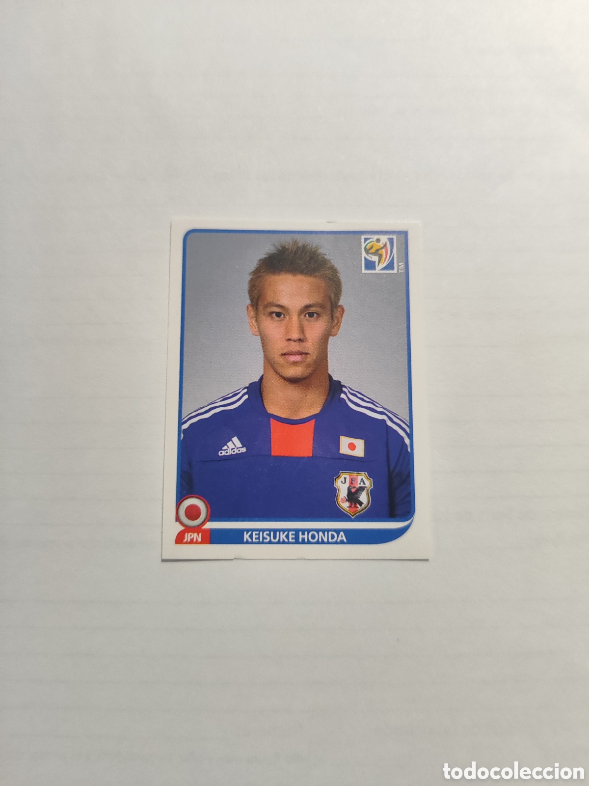 Cromos de F&uacute;tbol: CROMO N&Uacute;MERO 383 Keisuke Honda JAPON. MUNDIAL 2010 SUD&Aacute;FRICA.