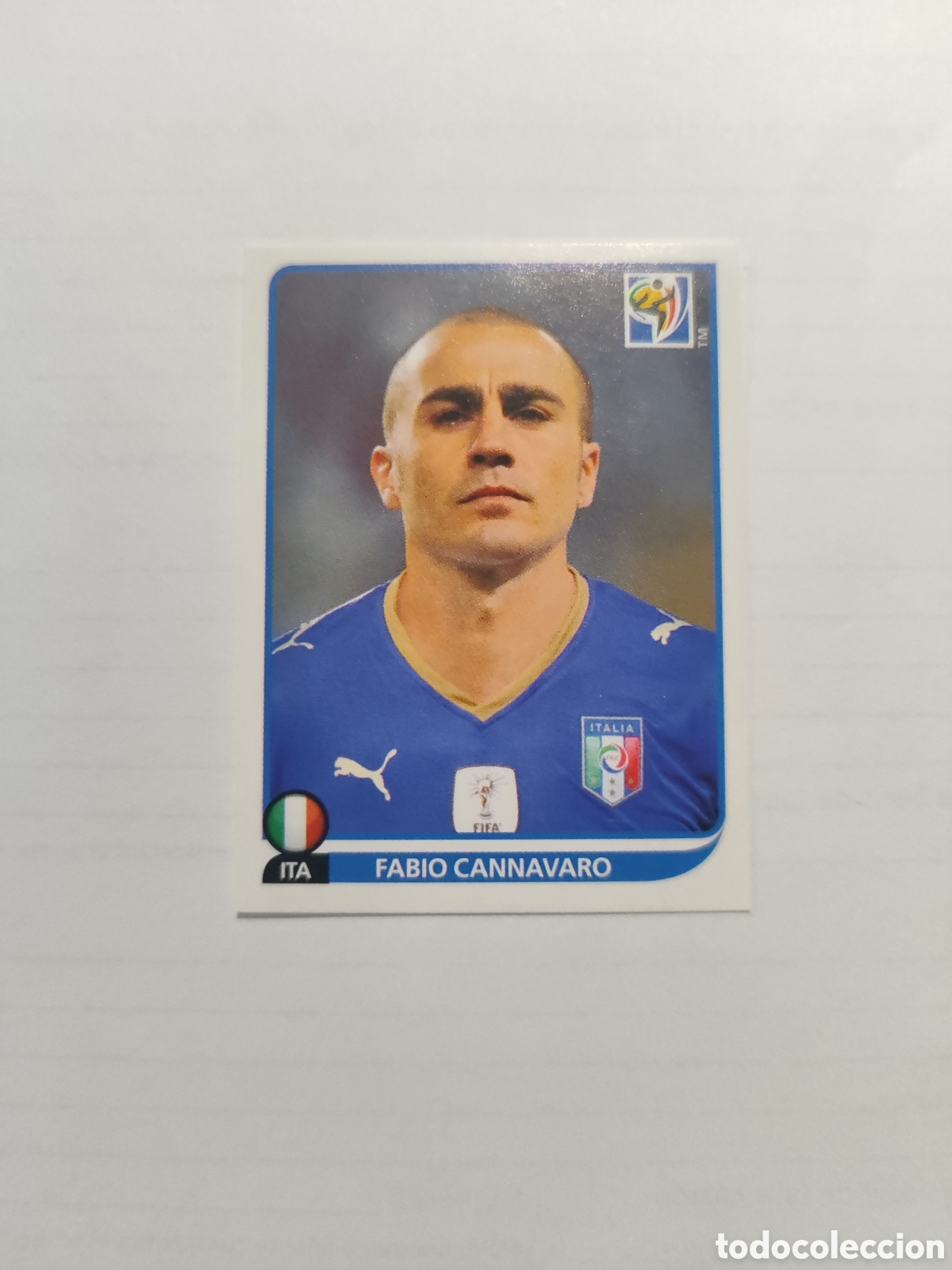 Cartes &agrave; collectionner de Football: CROMO N&Uacute;MERO 413 Fabio Cannavaro ITALIA. MUNDIAL 2010 SUD&Aacute;FRICA.