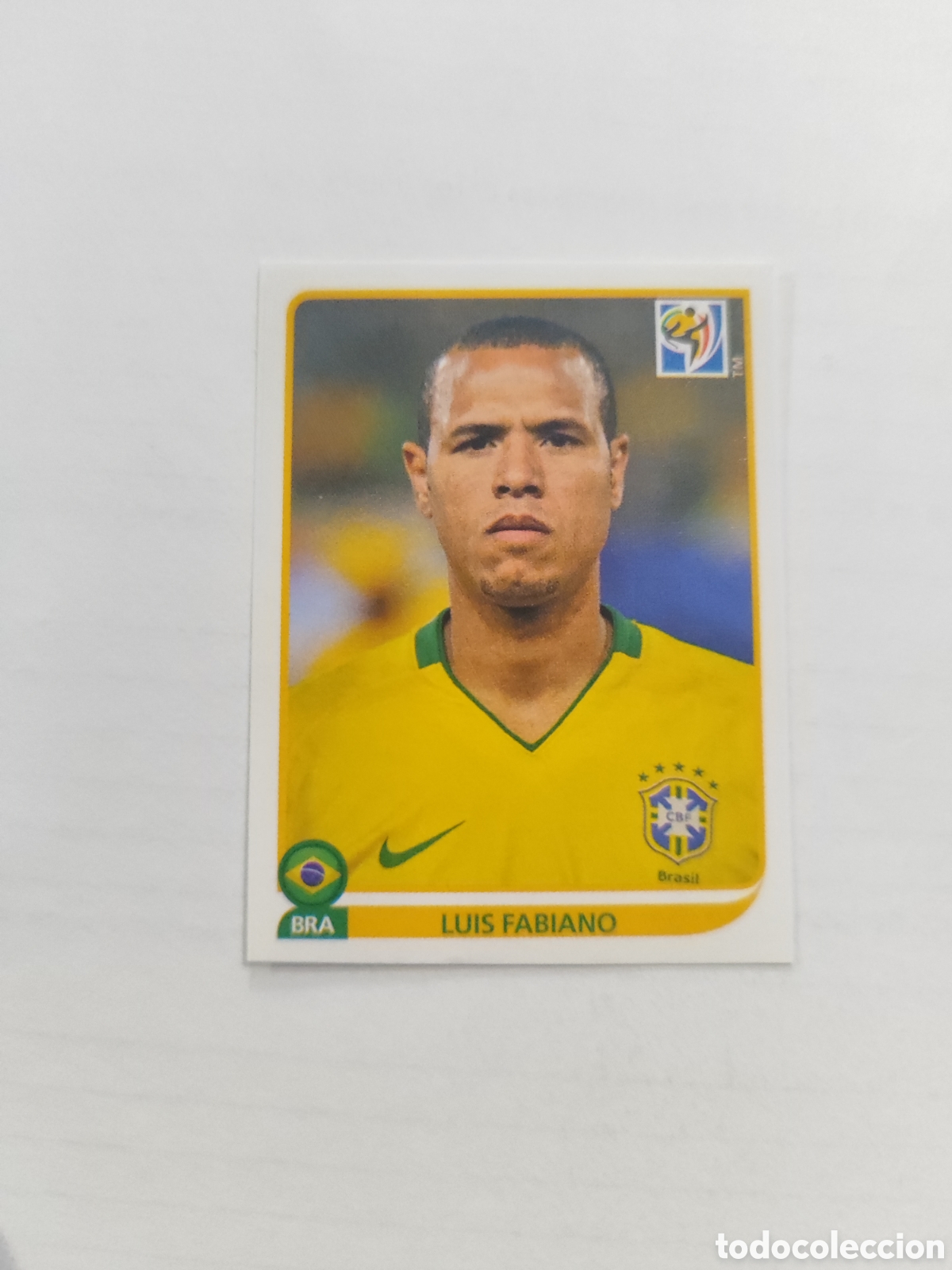 Figurine di Calcio: CROMO N&Uacute;MERO 503 Luis Fabiano BRASIL. MUNDIAL 2010 SUD&Aacute;FRICA.