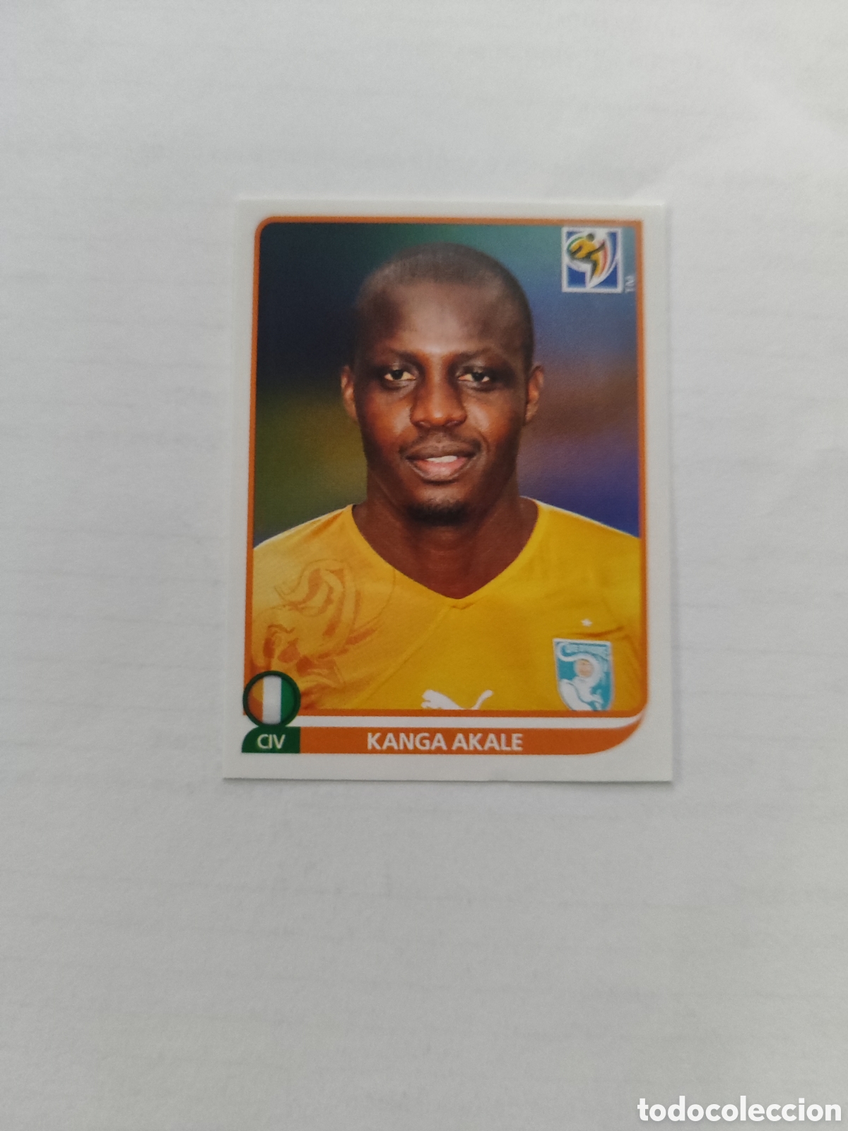 Cromos de F&uacute;tbol: CROMO N&Uacute;MERO 533 Kanga Akale COSTA DE MARFIL. MUNDIAL 2010 SUD&Aacute;FRICA.