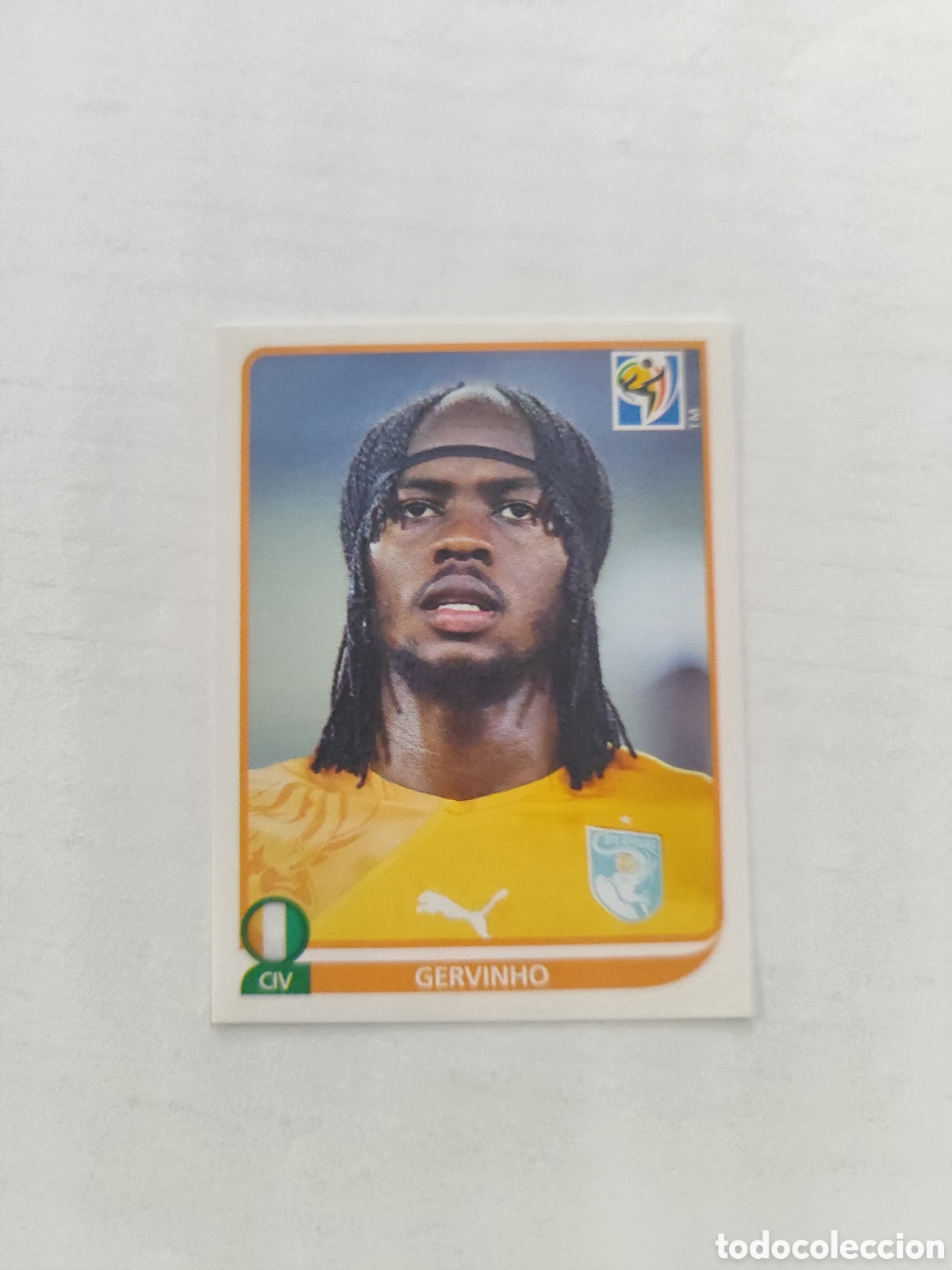 Cartes &agrave; collectionner de Football: CROMO N&Uacute;MERO 539 Gervinho COSTA DE MARFIL. MUNDIAL 2010 SUD&Aacute;FRICA.
