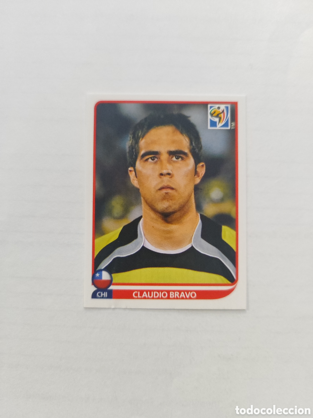 Cromos de F&uacute;tbol: CROMO N&Uacute;MERO 621 Claudio Bravo CHILE. MUNDIAL 2010 SUD&Aacute;FRICA.