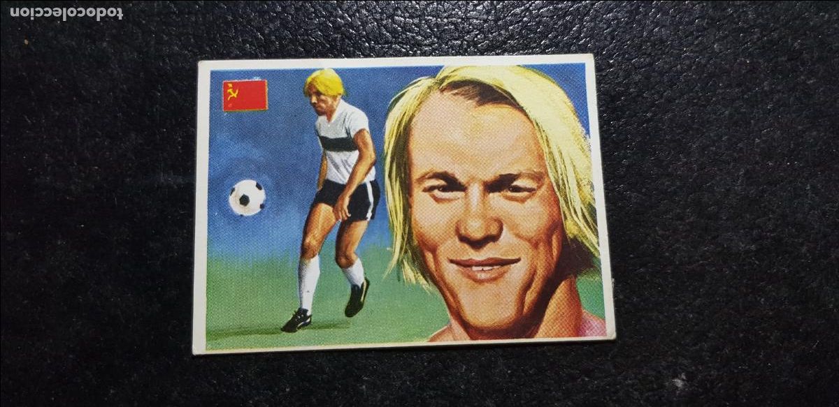 Fu&szlig;ball-Sticker: BLOCHIN DINAMO DE KIEV RUSIA ASES MUNDIALES DEL DEPORTE F&Uacute;TBOL 1979