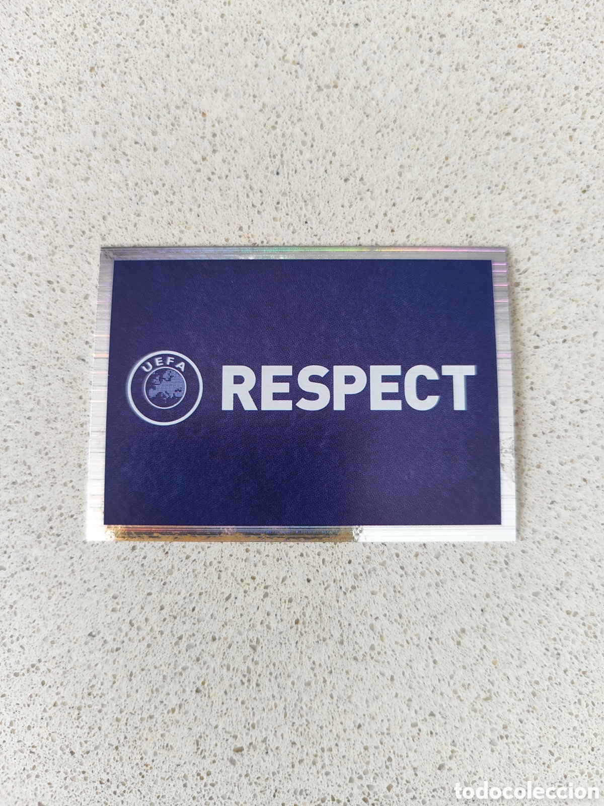 Cromos de Futebol: CROMO N&Uacute;MERO 5 UEFA Respect Official Glitter. EUROCOPA 2012 POLONIA Y UCRANIA.