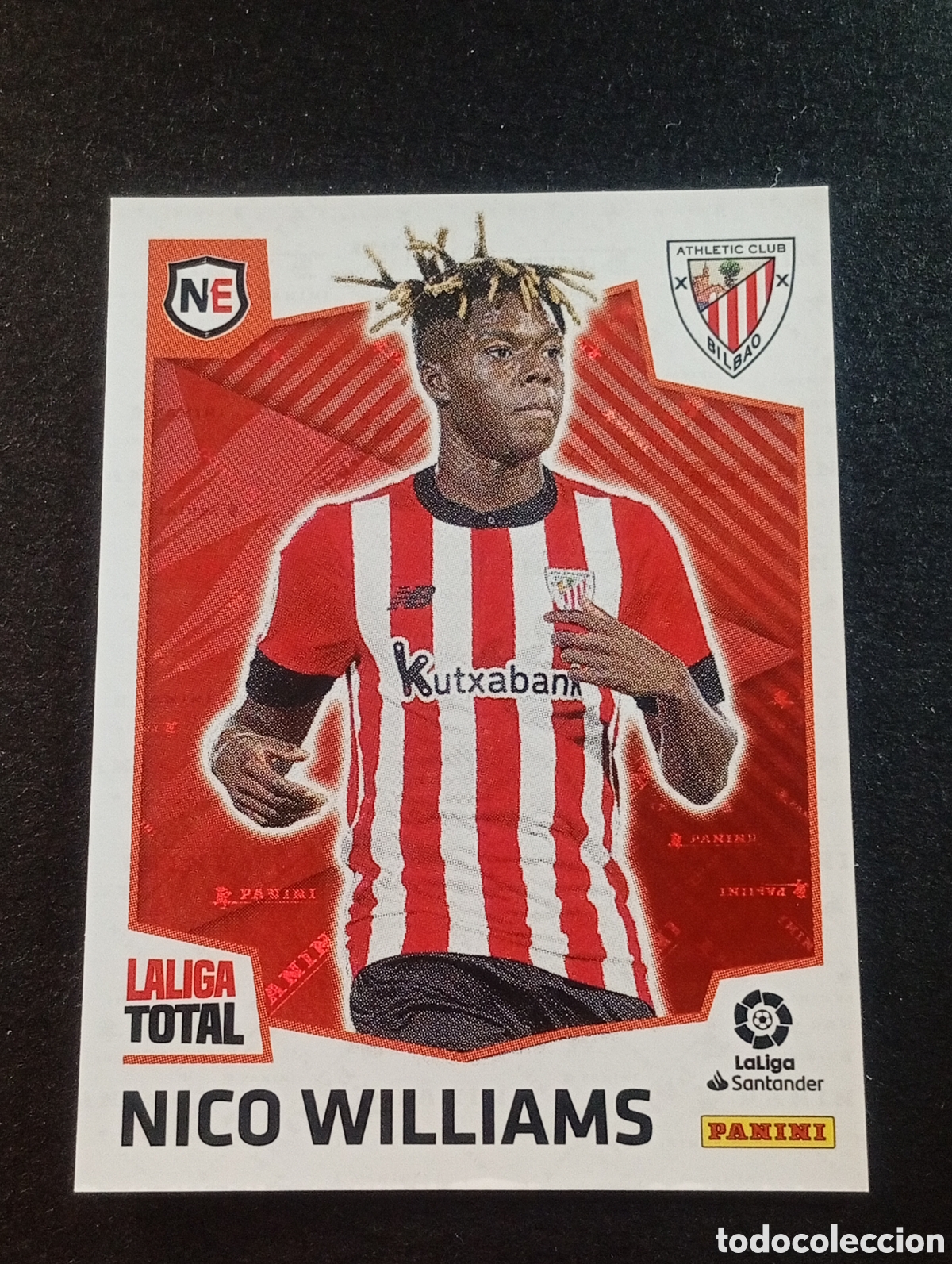 Fu&szlig;ball-Sticker: 480 new era NICO WILLIAMS ATHLETIC DE BILBAO LALIGA TOTAL 2022 2023 22 23 LIGA PANINI CROMO STICKERS