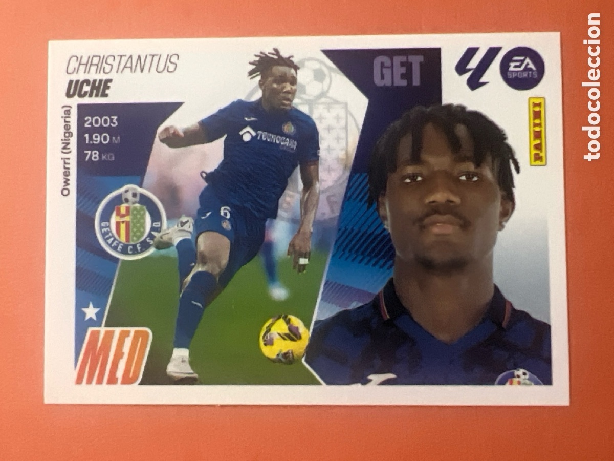Figurine di Calcio: E1680. CROMO PANINI LIGA ESTE 2025-26 (25 - 26) - N&ordm; 13 - UCHE - GETAFE