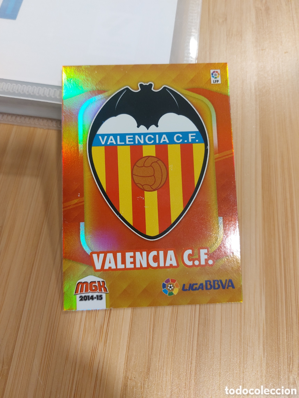 Fu&szlig;ball-Sticker: ESCUDO 325 VALENCIA 2014 2015 14 15 PANINI COLECCI&Oacute;N ALBUM LIGA MEGA CRACKS MGK MEGACRACKS