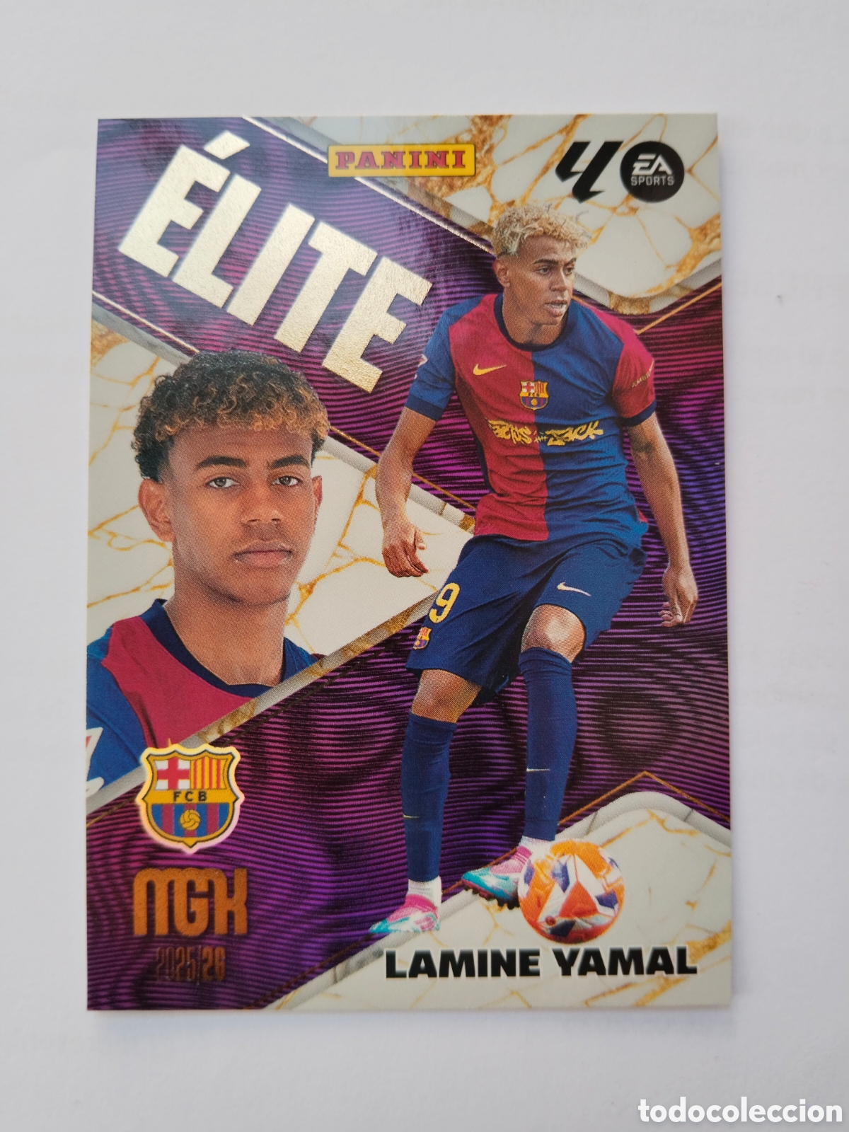 Cromos de F&uacute;tbol: Megacracks 2025-26 n&deg; 9 Lamine Yamal - Barcelona ( Elite )