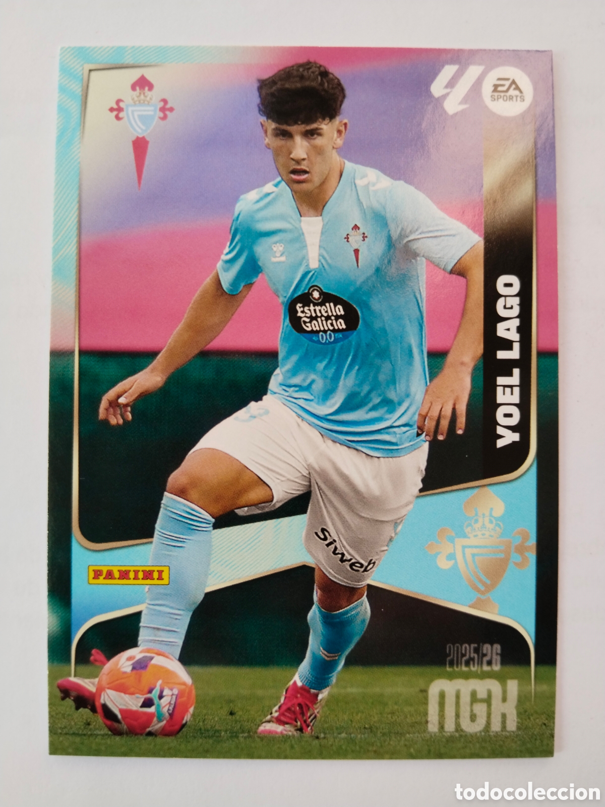 Cromos de F&uacute;tbol: Megacracks 2025-26 n&deg; 115 Yoel Lago - Celta de Vigo