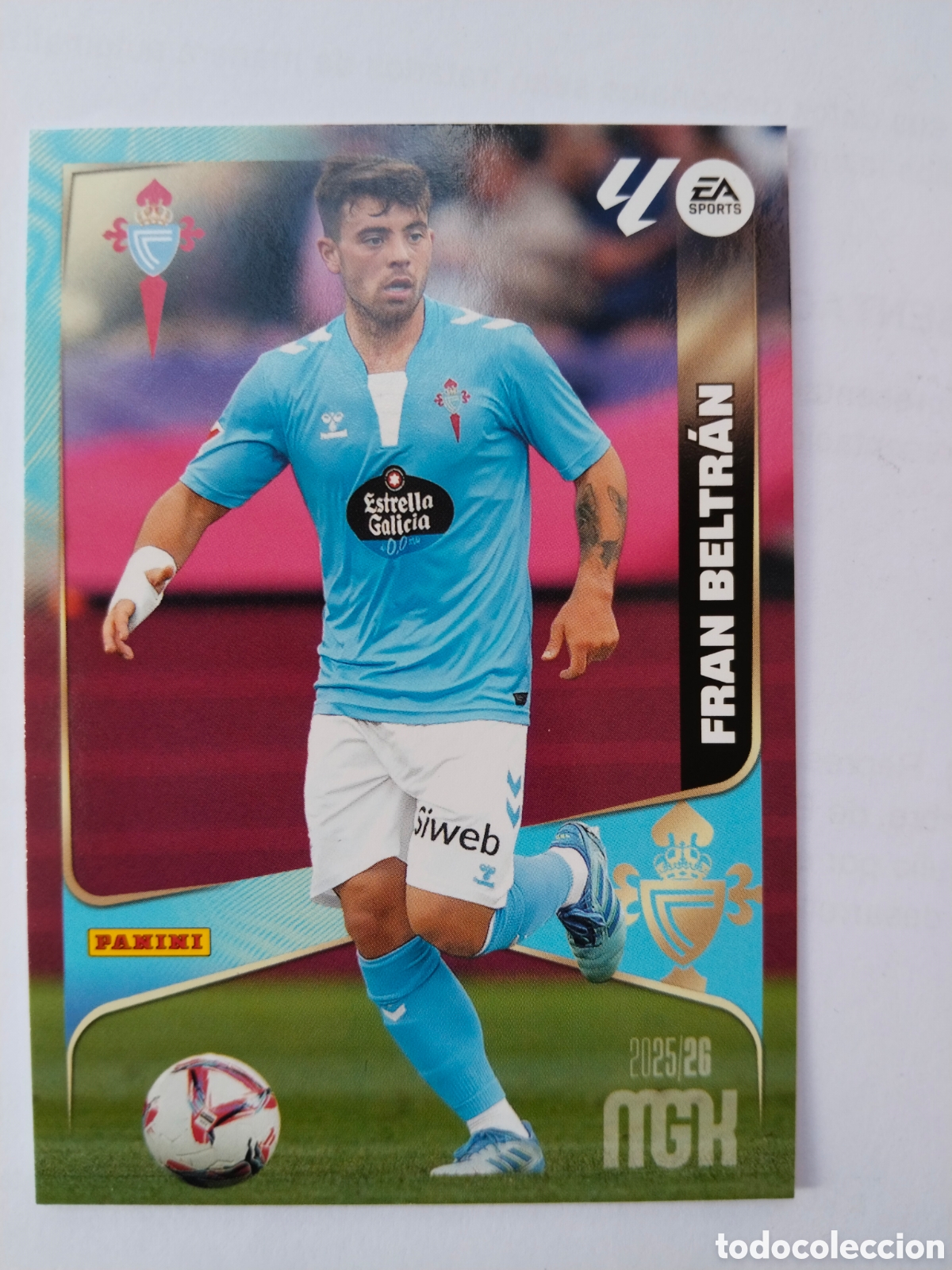 Cromos de F&uacute;tbol: Megacracks 2025-26 n&deg; 119 Fran Beltr&aacute;n - Celta de Vigo