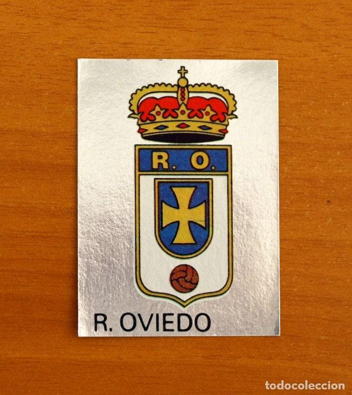 Cromos de F&uacute;tbol: Real Oviedo - N&ordm; 133 Escudo - Editorial Maga 1983-1984, 83-84 - Nunca pegado