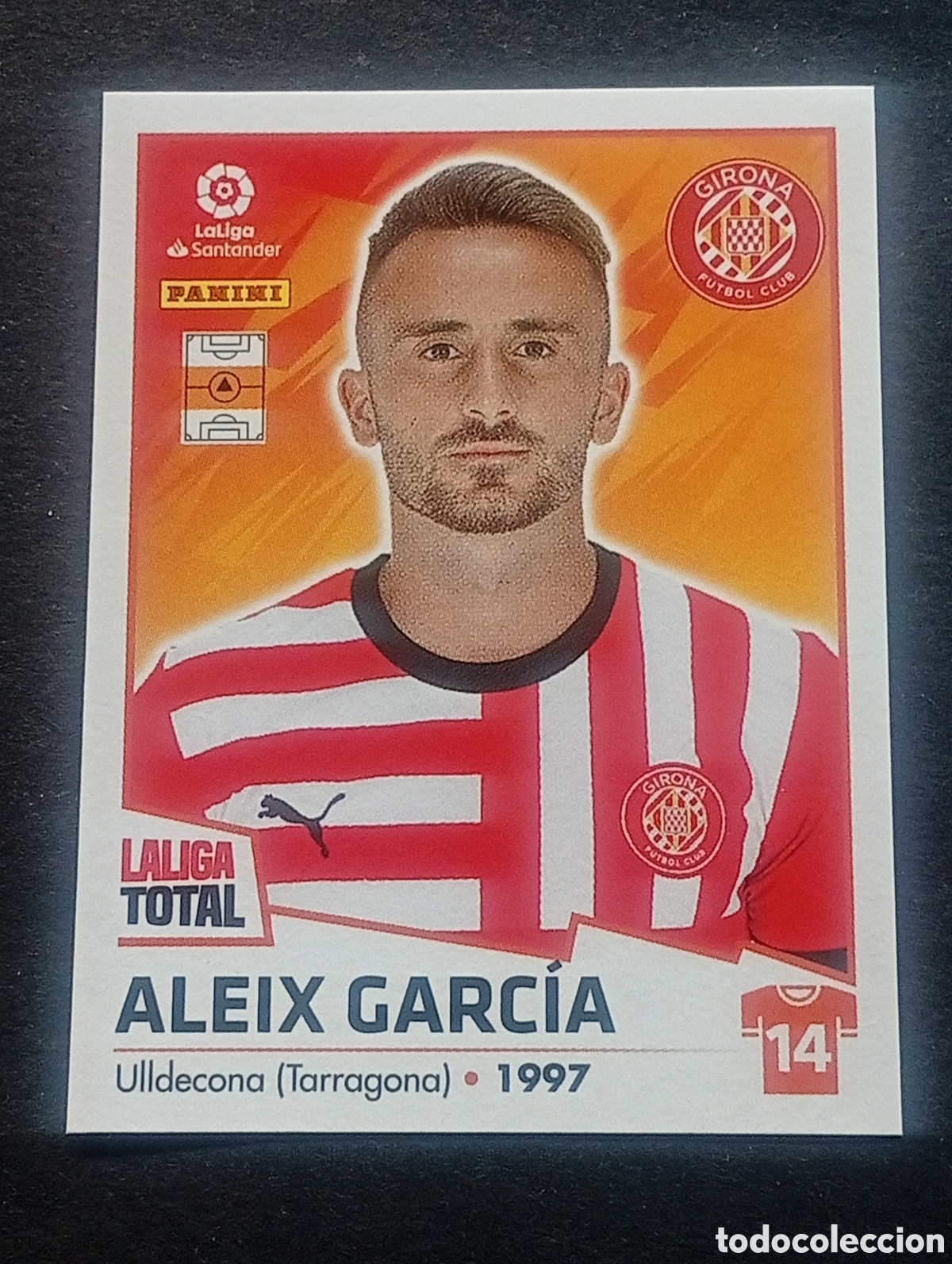 Fu&szlig;ball-Sticker: 234 ALEIX GARCIA GIRONA LALIGA TOTAL 2022 2023 22 23 LA LIGA PANINI CROMOS STICKERS