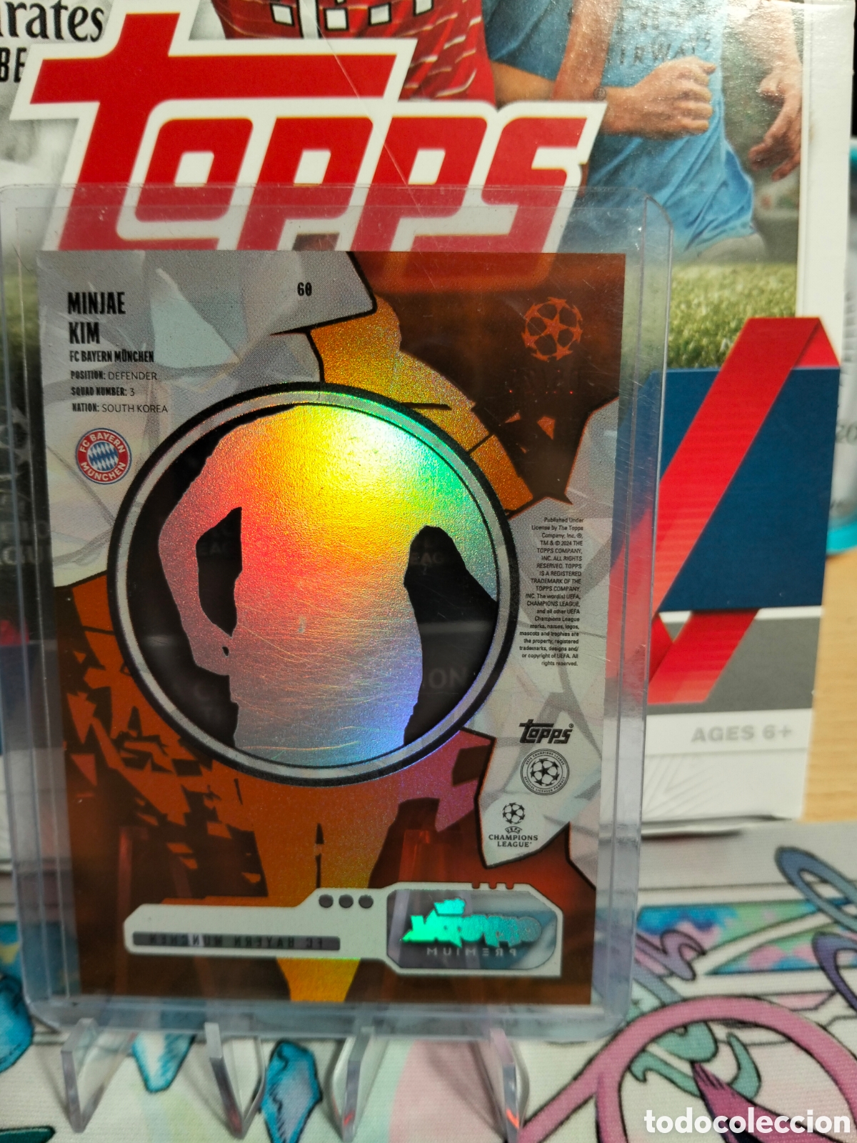 Cromos de f&uacute;tbol: Kim Min Jae /25 Topps Crystal - Foto 3